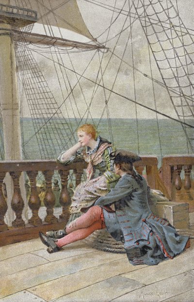 船内 作： Maurice Leloir